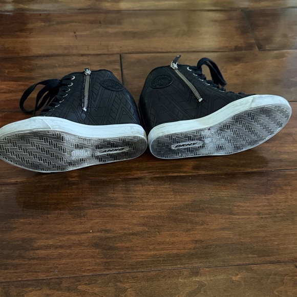 DKNY Black Wedge High-Top Women's 7 Sneaker - Picture 8 of 9